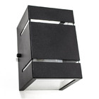 Arandela Preta + Led 5w 3000k Bivolt  Luminária Externa Pared