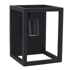 Arandela de Parede Preta Alumínio Aramada Pantoja&Carmona