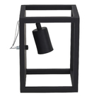 Arandela de Parede Preta Alumínio Aramada Pantoja&Carmona