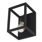 Arandela de Parede Preta Alumínio Aramada Pantoja&Carmona