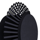 Arandela Preta Alumínio Birds Metaldomado