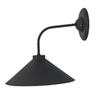 Arandela Preta Alumínio IP20 Chápeu Emalustres