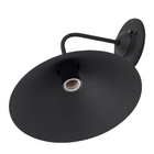 Arandela Preta Alumínio IP20 Chápeu Emalustres