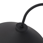 Arandela Preta Alumínio IP20 Chápeu Emalustres