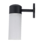 Arandela Preta Alumínio e Vidro IP54 Gota Portalluz