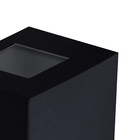 Arandela Preta Alumínio Kasse Metaldomado