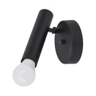 Arandela Preta Alumínio Mini Tube Auremar