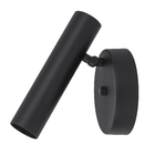 Arandela Preta Alumínio Mini Tube Auremar