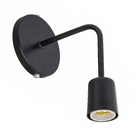 Arandela Preta Alumínio Single Luz Vita