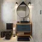 Arandela de Parede Preta Alumínio Tubular Inspire