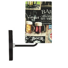 Arandela Preta De Cupula Quadrada Bar