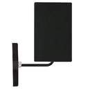 Arandela Preta De Cupula Quadrada Preto