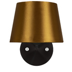 Arandela Preta De Cupula Tradicional Cobre