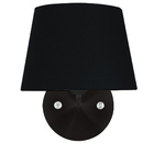 Arandela Preta De Cupula Tradicional Preta