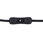 Arandela Preta e Cromada Alumínio Ringa Inspire