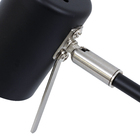 Arandela Preta e Cromada Alumínio Ringa Inspire