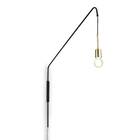 Arandela Preta e Dourada Alumínio Lixado IP20 Lina Spotline