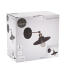 Arandela Preta e Dourada Alumínio Pereti Inspire