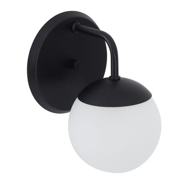 Arandela Preta G9 Alumínio 1 Lâmpada IP20 Globe Haste Pantoja & Carmona