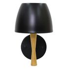 Arandela Preta Metal Baku Inspire