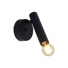 Arandela Preta Metal Mini Tube Auremar