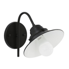 Arandela Preta Metal Space Inspire