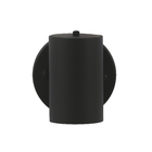 Arandela Preta Metal Tubular Inspire