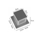 Arandela Quadrada Branca Cubo para 1 Lâmpada Halopin G9