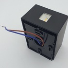 Arandela Quadrada C/1 Facho 4w 3000k 240lm Ip65 Preta-stella