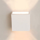 Arandela Quadrada C/2 Fachos Ip65 2w 3000k 140lm Branco-astra