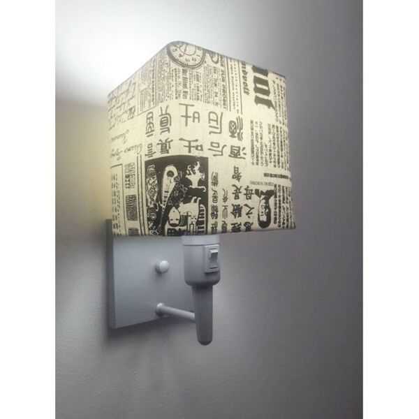 Arandela Quadrada Md-2019 Cinza C/ Inter Liga E Desl Cúpula E