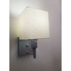 Arandela Quadrada Md-2019 Cinza C/ Inter Liga E Desl Cúpula E