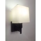 Arandela Quadrada Md-2019 Preto C/ Inter Liga E Desl Cúpula E