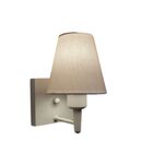 Arandela Quadrada Md-2034 Branco Cúpula Em Tecido Cone Branco