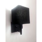 Arandela Quadrada Vivare Md-2019 Base Preto Com Interruptor C