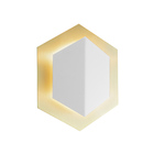 Arandela Quartzo 191900-11 Blumenau Dourado