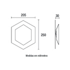 Arandela Quartzo 191900-11 Blumenau Dourado