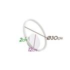 Arandela Quebec Branco Led Integrado 15w 3000k Quality Qar143