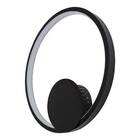 Arandela Quebec Preta Led Integrado 15w 3000k Quality Qar1436