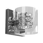 Arandela Ravel Cromada Cristais Rd Bella Ho028 + Led G9 Br. Q