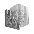 Arandela Ravel Cromada Qd Bella Ho027 + Led G9 Br. Quente St2