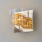 Arandela Ravel French Gold Quadrada Bella Ho110bg + Led G9 Br