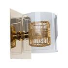 Arandela Ravel French Gold Redonda Bella Ho110ag + Led G9 Br.