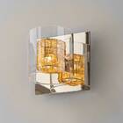 Arandela Ravel French Gold Redonda Bella Ho110ag + Led G9 Br.