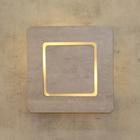 Arandela Rebatedor Em Mdf Na Cor Cimento Para 2*g9