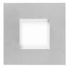 Arandela Recuo 2 Lâmp. G9 Quadrado 25x25cm Branco Escovado VR Lux