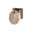 Arandela Redonda Cromada Cristal 13cm Led 5w 3000k Bivolt