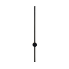 Arandela Remo Tubo Luz Indireta 3000k 12w Preto