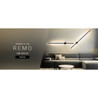 Arandela Remo Tubo Luz Indireta 3000k 16w Preto