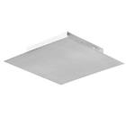 Arandela Reta 2 Lâmp. G9 Quadrado 25x25cm Branco Escovado VR Lux